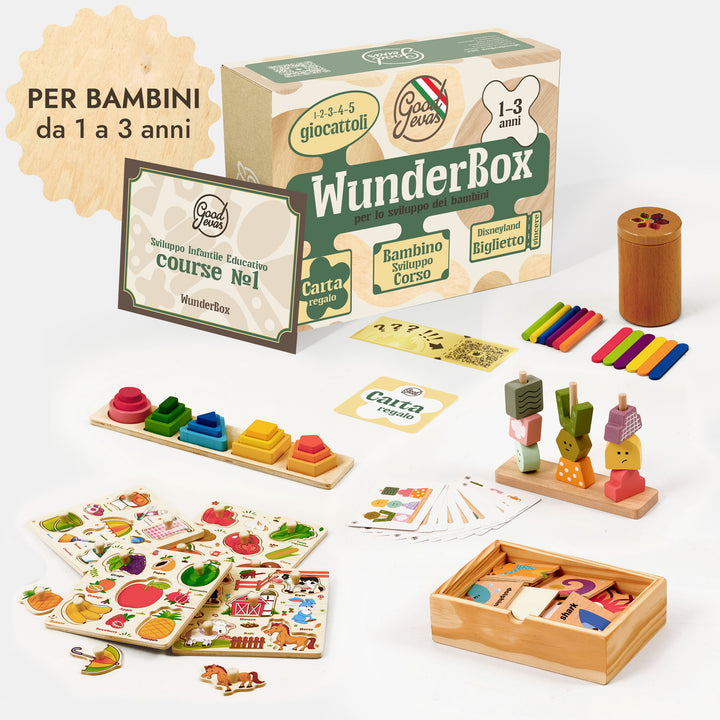 WunderBox 1–3 anni – Box educativo per i più piccoli