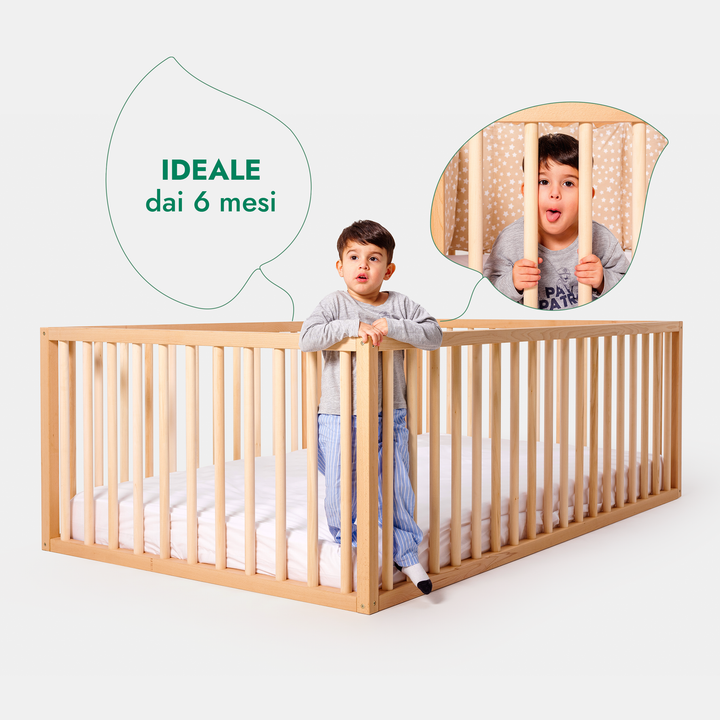 Letto Montessori per Bambini e Neonati dai 6 mesi
