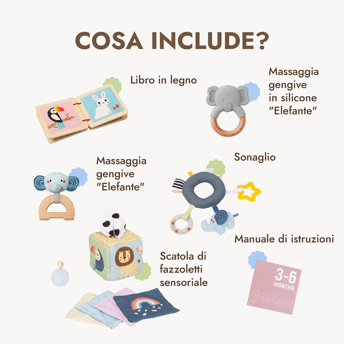 BabyBox — Kit di gioco per il primo anno (0–12 mesi)