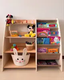 Mensole in Legno Montessori 2in1: Libreria & Ripiani per Giocattoli