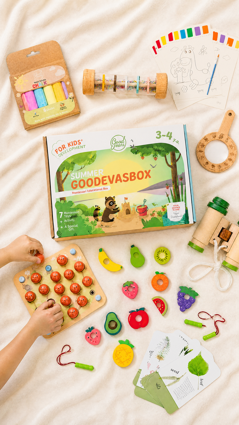 Kit giochi estivo per bambini (3–4 anni) — GoodevasBox
