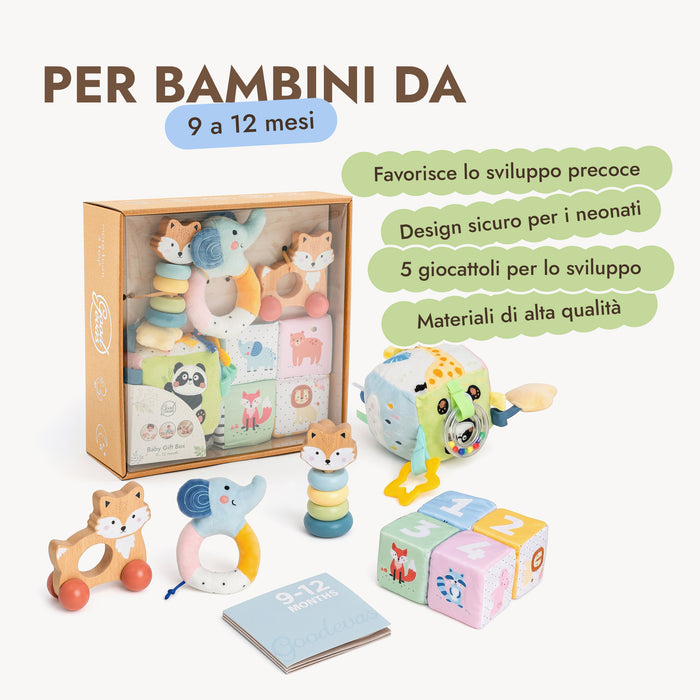 BabyBox — Kit di gioco per il primo anno (0–12 mesi)