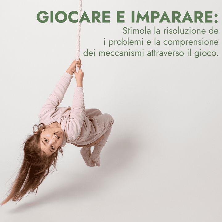 Set Altalene 3in1: Scala a Corda + Anelli da Ginnastica + Altalena a Disco