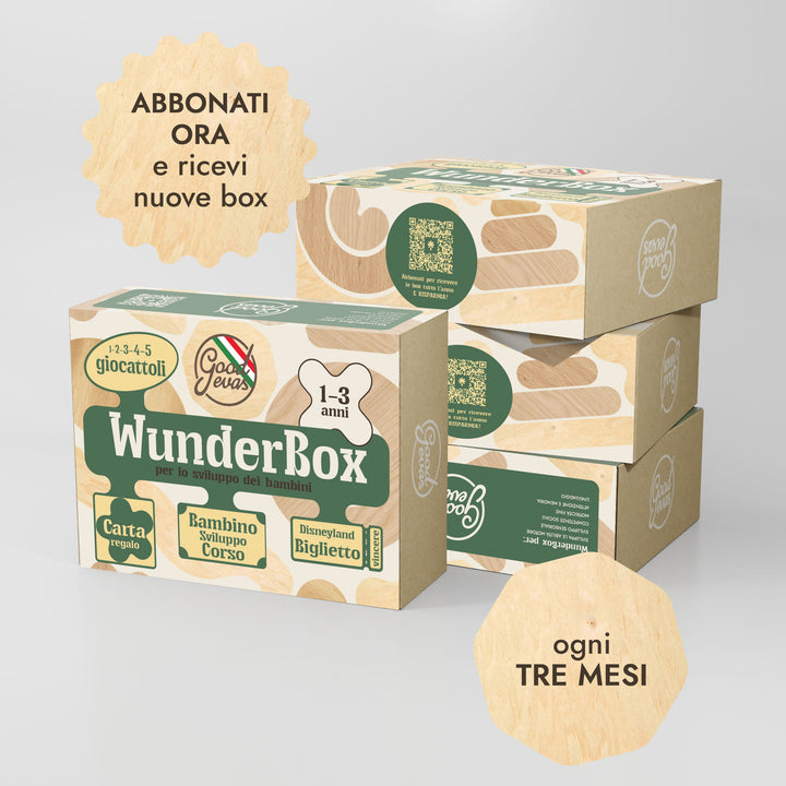 WunderBox 1–3 anni – Box educativo per i più piccoli
