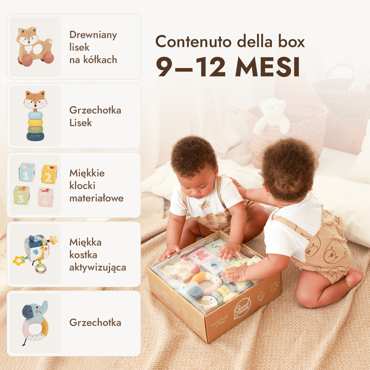 BabyBox — Kit di gioco per il primo anno (0–12 mesi)