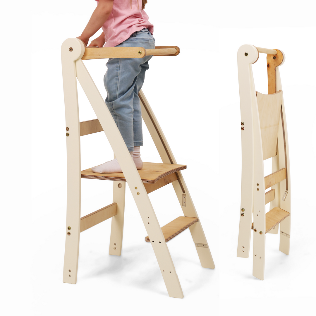 Torre Montessori Regolabile – Sgabello per Bambini