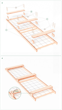 Struttura da arrampicata indoor 7 in 1