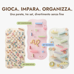 Pegboard in legno per cameretta — GoodevasBoard