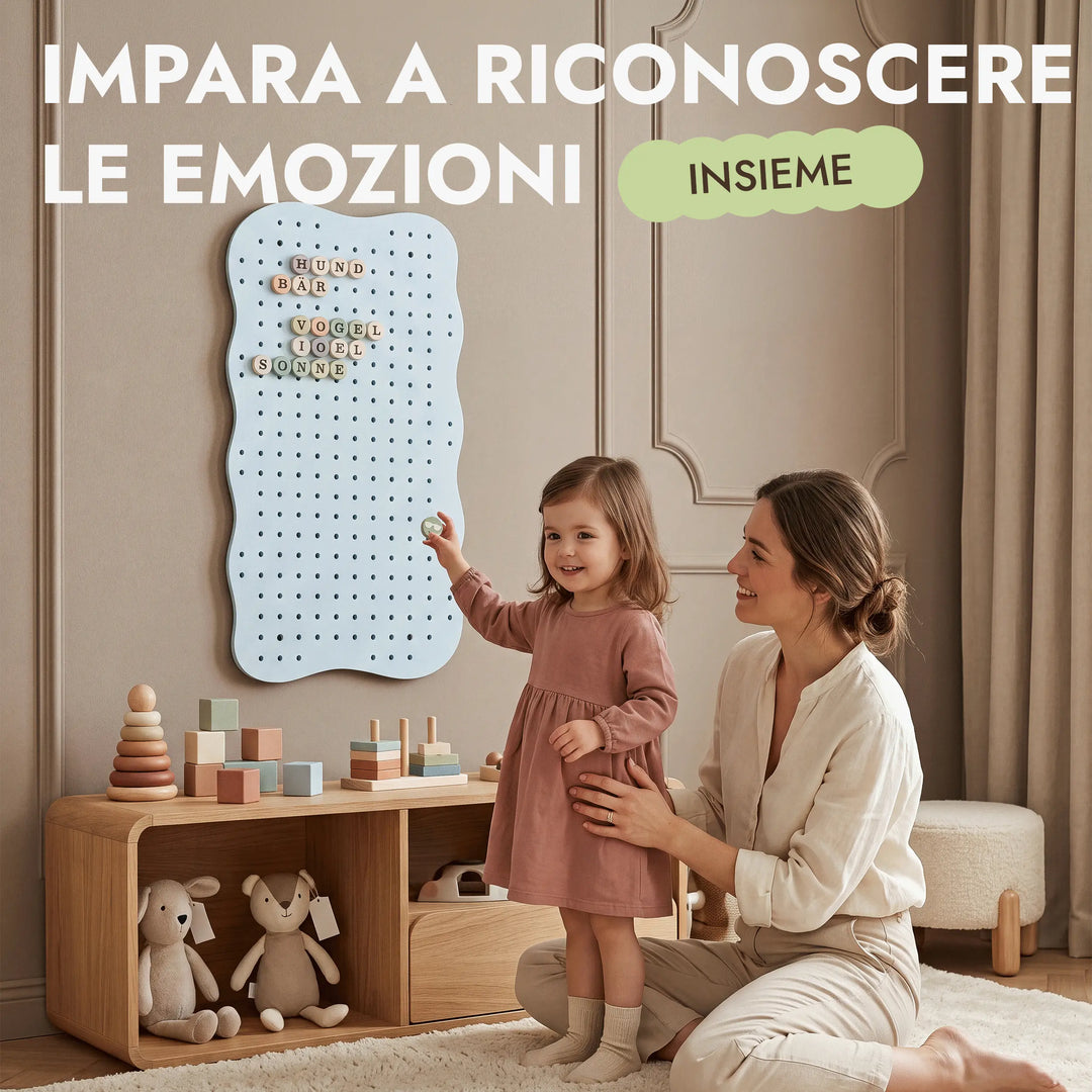 Pegboard in legno per cameretta — GoodevasBoard