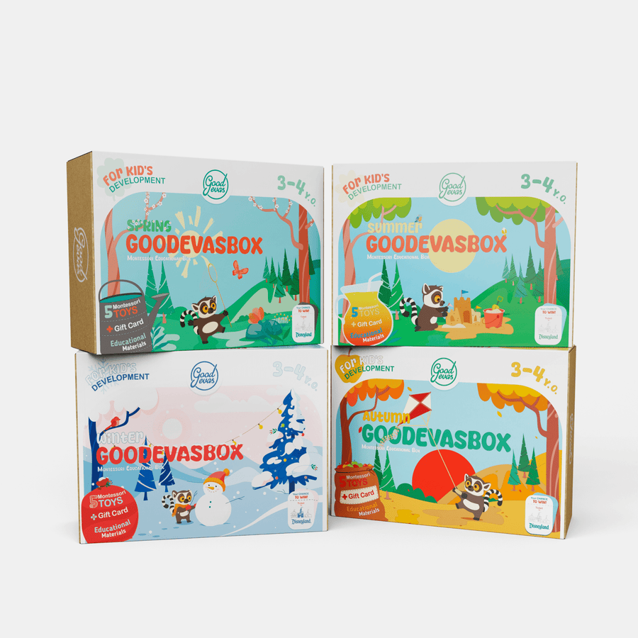 Abbonamento Annuale ai Kit di Gioco (3–4 anni) — GoodevasBox - Goodevas IT
