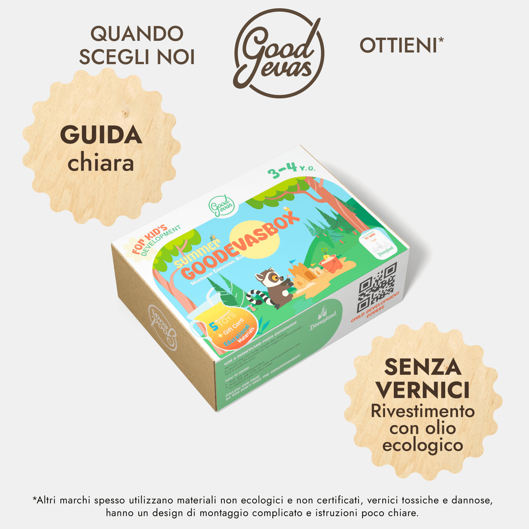 Abbonamento Annuale ai Kit di Gioco (3–4 anni) — GoodevasBox - Goodevas IT