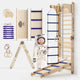Apollo Swedish Wall / Scala da Arrampicata per Piccoli Astronauti + Set Altalena Lunare + Tavola da Scivolo