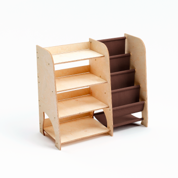 Mensole in Legno Montessori 2in1