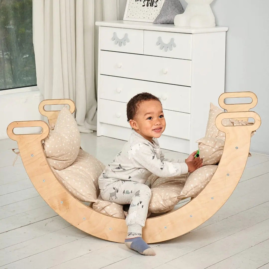Climbing Arch + Cushion - Montessori Climbers for Toddlers - Goodevas IT