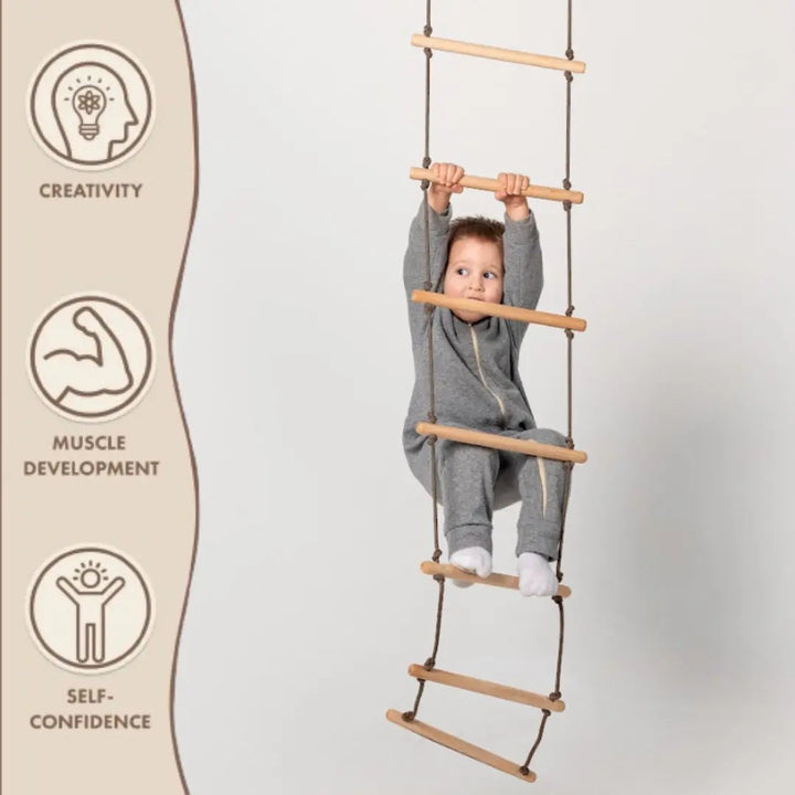 Scala a corda da arrampicata per bambini 3-9 anni