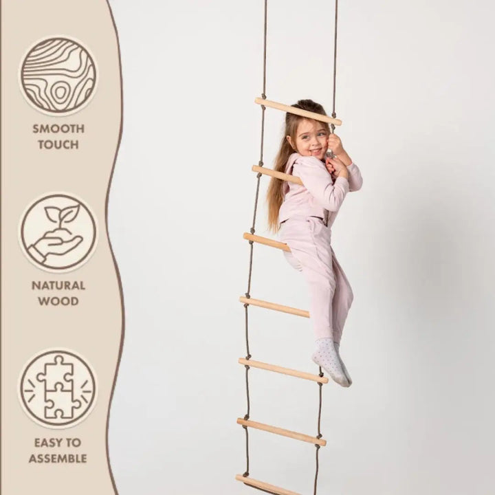 Scala a corda da arrampicata per bambini 3-9 anni