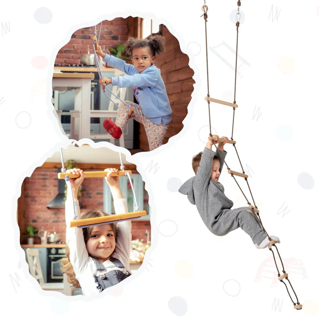 Scala a corda da arrampicata per bambini 3-9 anni