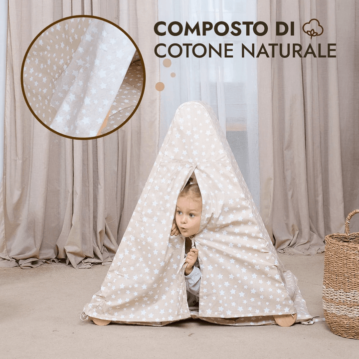 Copertura della Tenda da Gioco con Materasso per la Scala a Triangolo da Arrampicata - Goodevas IT