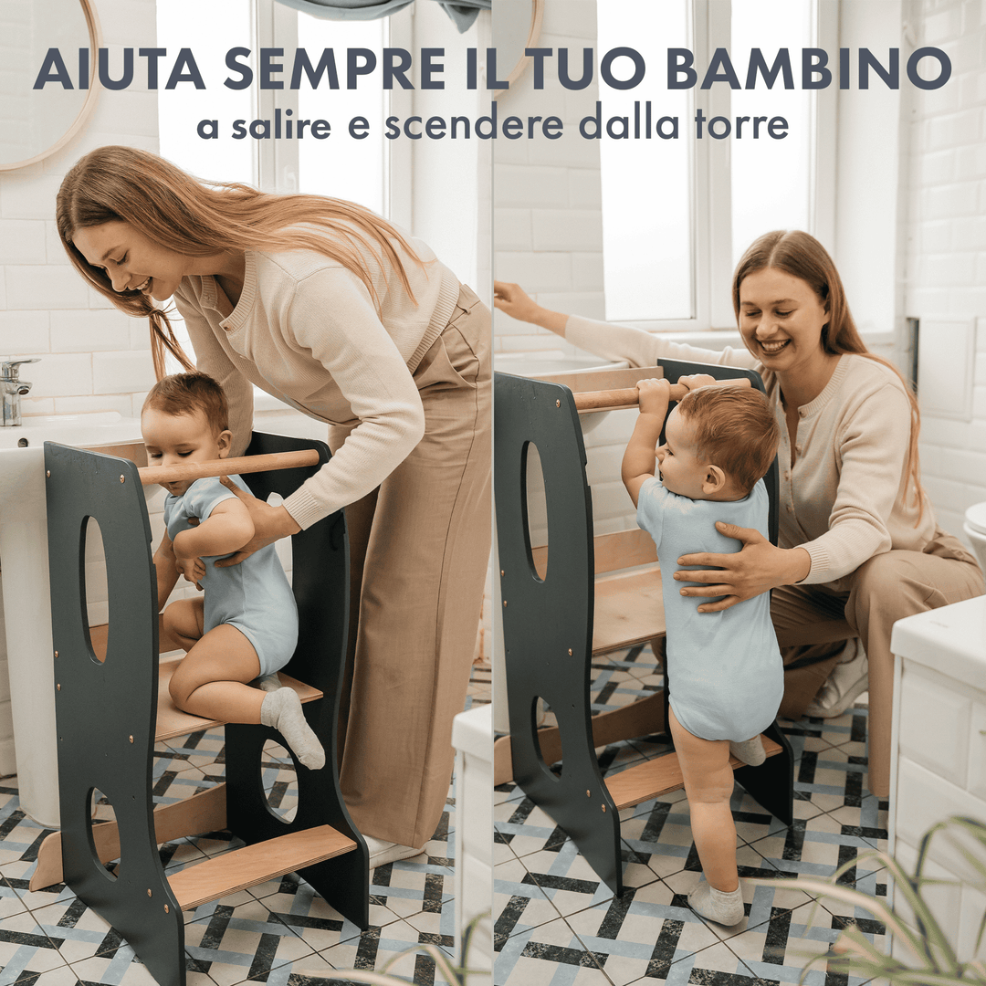 Torre Montessori: Kitchen Helper - Grigio