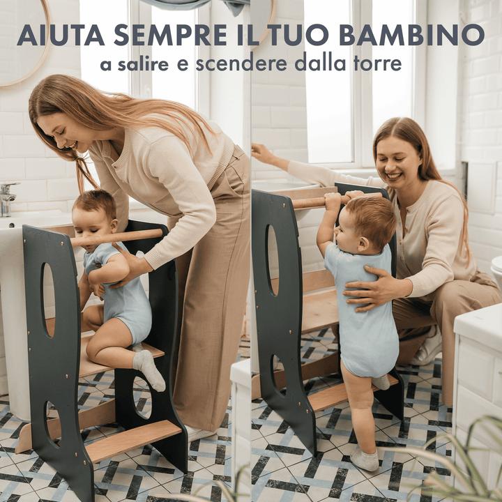 Torre Montessori: Kitchen Helper - Grigio