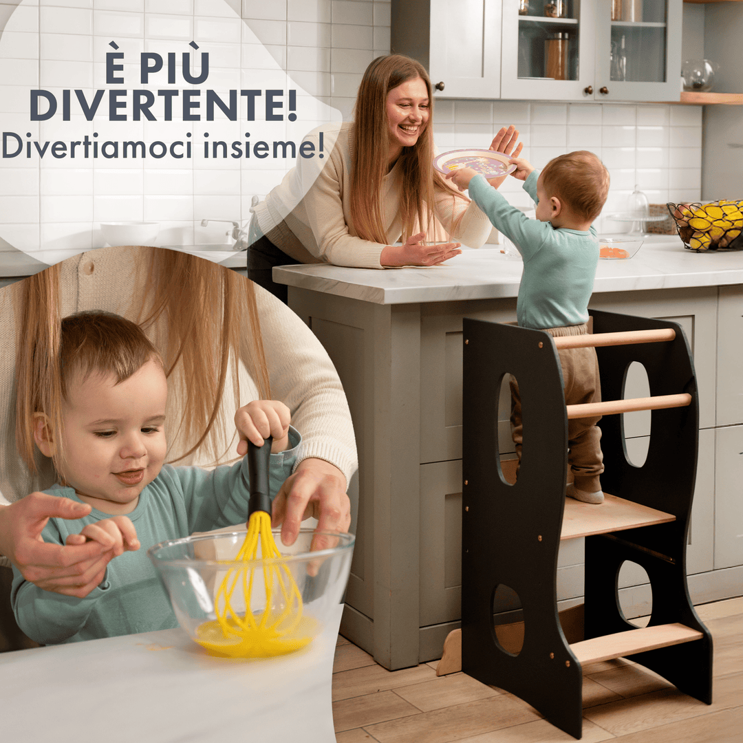 Torre Montessori: Kitchen Helper - Grigio