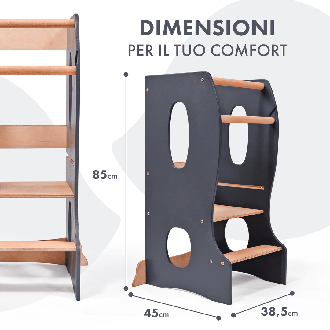 Torre Montessori: Kitchen Helper - Grigio