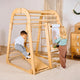 Parco giochi 7 in 1 da interno per bambini piccoli – Area gioco, Set altalene, Scivolo e Set artistico
