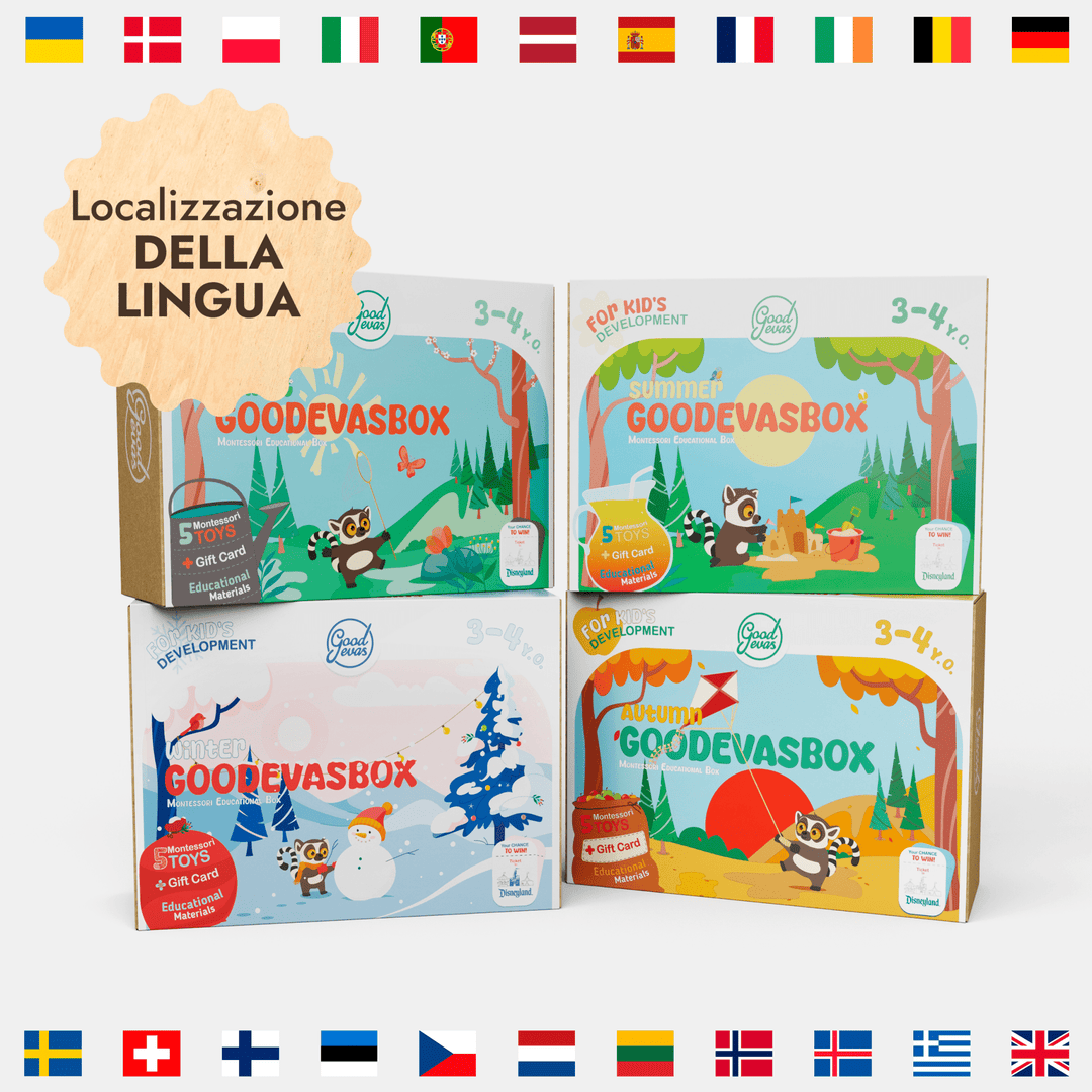 Kit di Gioco Primaverile (3–4 anni) — GoodevasBox - Goodevas IT