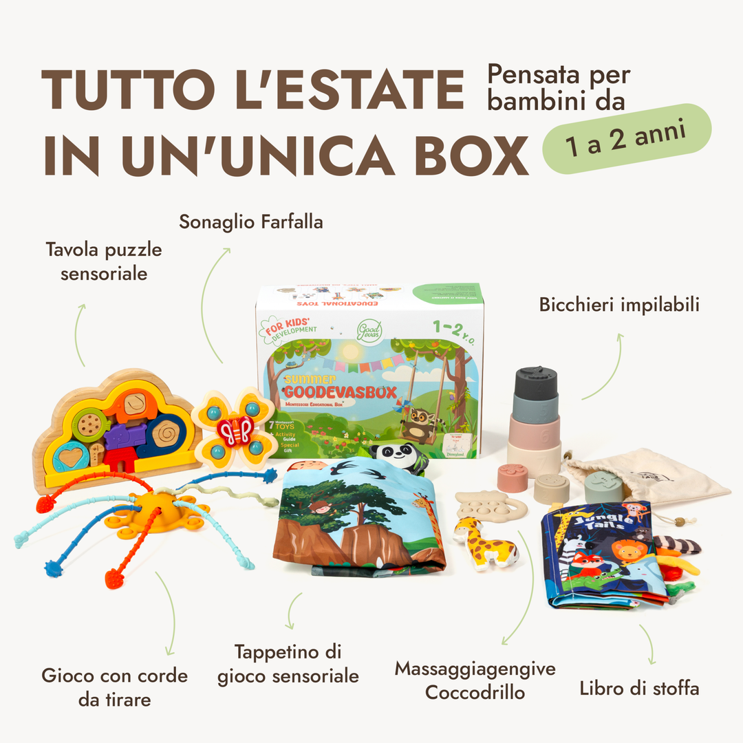Kit giochi estivo per bambini (1–2 anni) — GoodevasBox - Goodevas IT