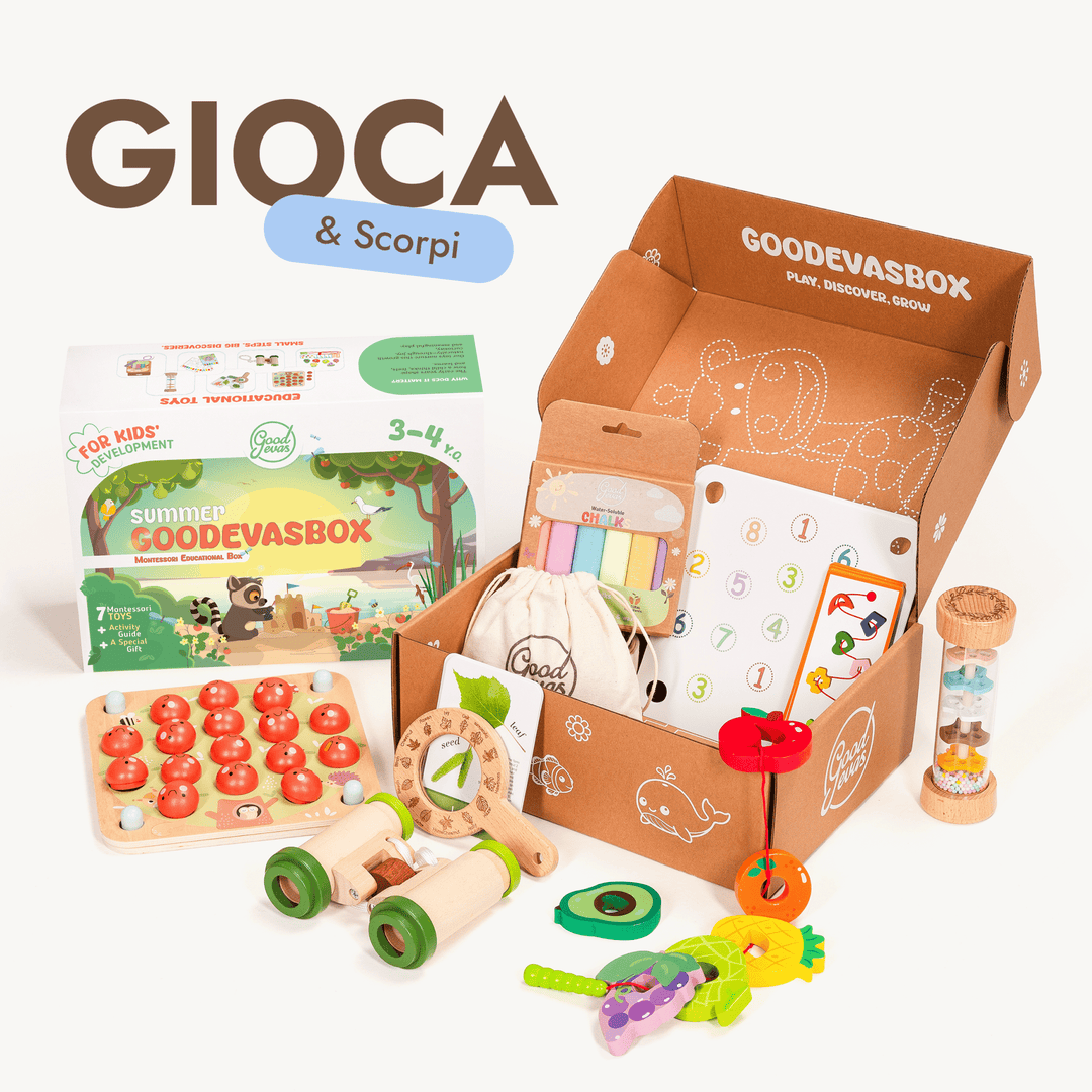 Kit giochi estivo per bambini (3–4 anni) — GoodevasBox - Goodevas IT