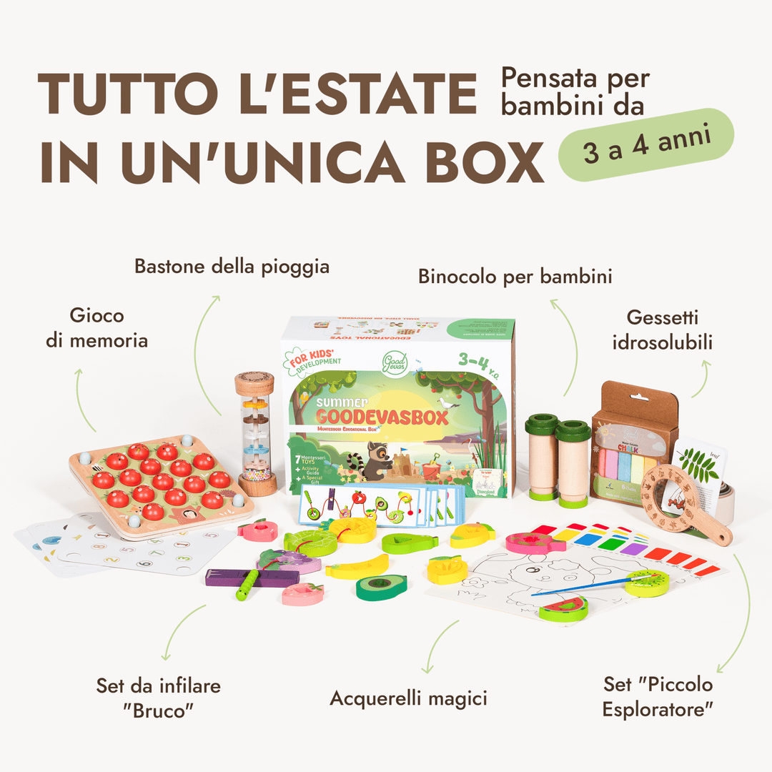 Kit giochi estivo per bambini (3–4 anni) — GoodevasBox - Goodevas IT