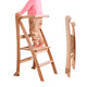 Torre di apprendimento: sgabello pieghevole per bambini piccoli - Beige