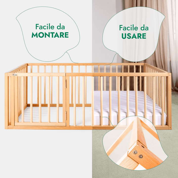 Letto Montessori per Bambini e Neonati dai 6 mesi - Goodevas IT