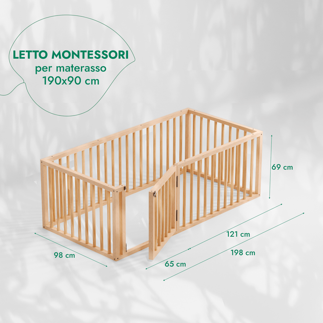 Letto Montessori per Bambini e Neonati dai 6 mesi - Goodevas IT