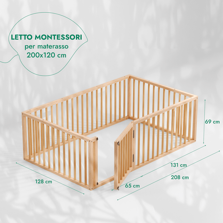 Letto Montessori per Bambini e Neonati dai 6 mesi - Goodevas IT