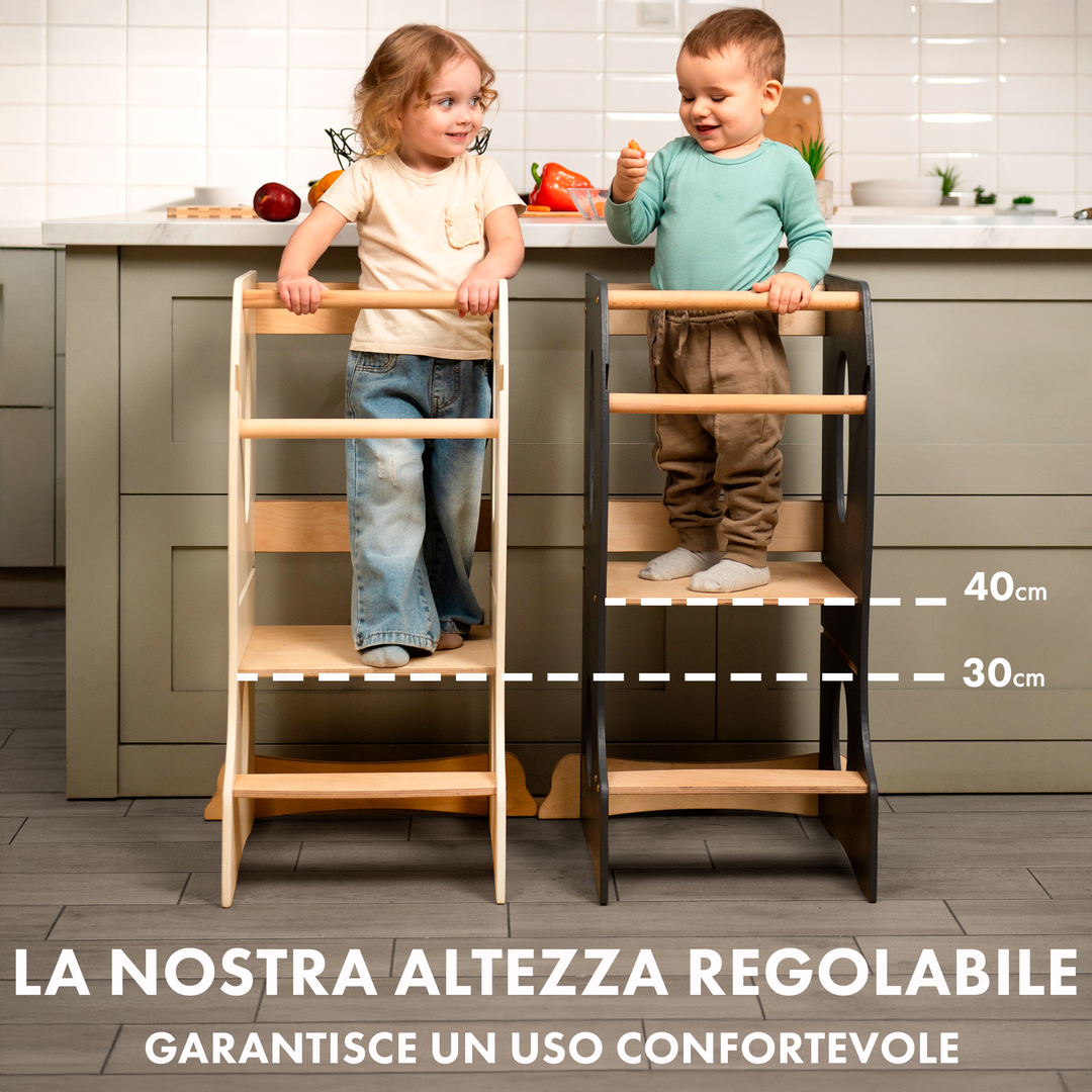 Torre Montessoriana: Sgabello per Bambini - Beige