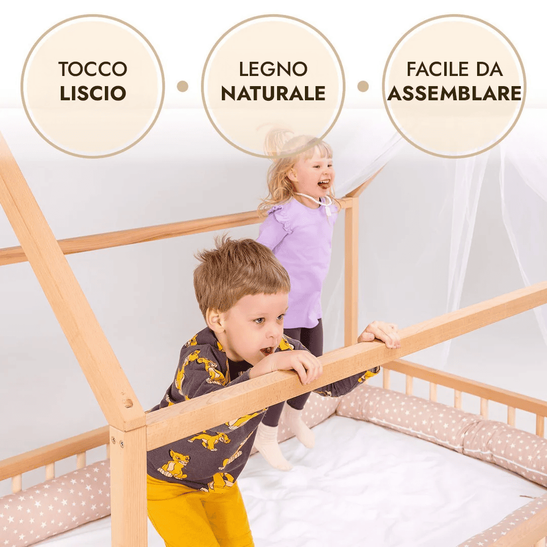 Letto per Bambini e Neonati da 1 anno