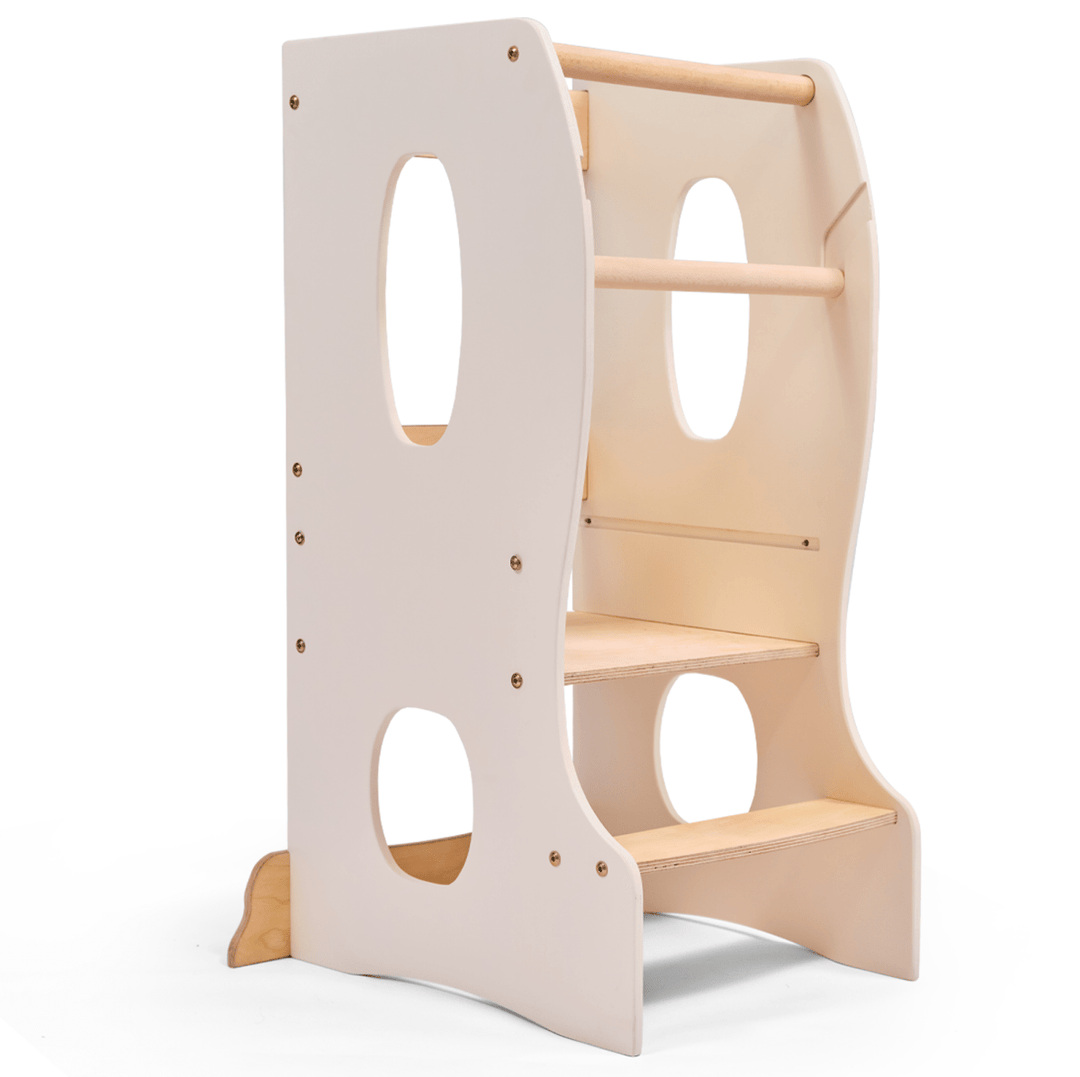 Torre Montessoriana: Sgabello per Bambini - Avorio