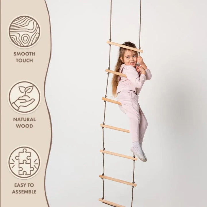 Scala a corda da arrampicata per bambini 3 - 9 anni - Goodevas IT