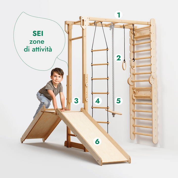 Set da Gioco nella Giungla per Spalliere Svedesi - Goodevas IT