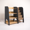 Mensole in Legno Montessori 2in1: Libreria & Ripiani per Giocattoli