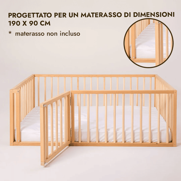 Letto Montessori per Bambini e Neonati dai 6 mesi
