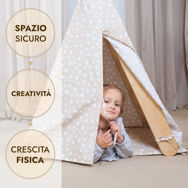Copertura della Tenda da Gioco con Materasso per la Scala a Triangolo da Arrampicata