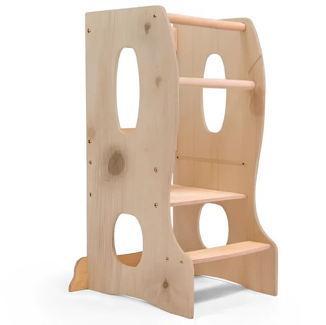 Torre Montessoriana: Sgabello per Bambini - Beige - Goodevas IT