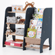 Mensole in Legno Montessori 2in1: Libreria & Ripiani per Giocattoli
